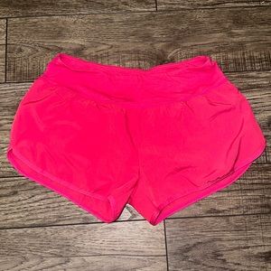 Hot pink Zyia trainer shorts